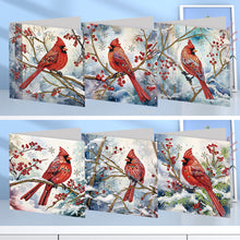 Load image into Gallery viewer, 6Pcs Finch DIY Diamond Painting Card for Holiday Party Favors for Adults Kids
