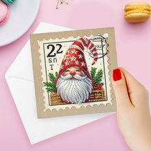 Load image into Gallery viewer, 6Pcs Gnome Stamp DIY Diamond Painting Card for Holiday Party Favors for Kids
