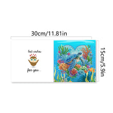 Load image into Gallery viewer, 6Pcs Turtle DIY Diamond Painting Card for Holiday Party Favors for Adults Kids
