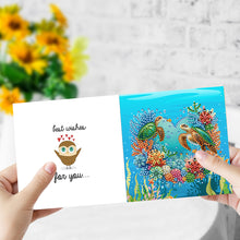 Load image into Gallery viewer, 6Pcs Turtle DIY Diamond Painting Card for Holiday Party Favors for Adults Kids
