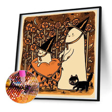 Load image into Gallery viewer, Diamond Painting - Full Round - Halloween cute ghost (30*30CM)
