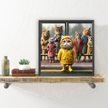 Load image into Gallery viewer, Diamond Painting - Full Round - Funny cat (30*30CM)
