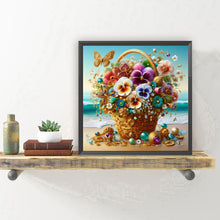 Load image into Gallery viewer, Diamond Painting - Full Round - Gorgeous butterfly orchid bouquet (30*30CM)
