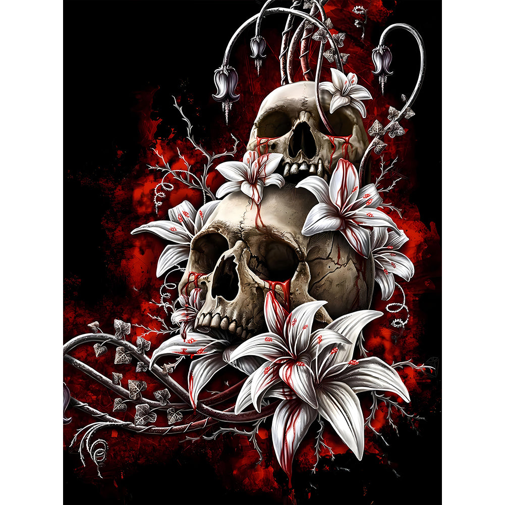 Diamond Painting - Full Round - Skull (30*40CM)