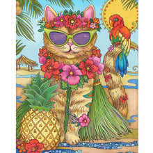 Load image into Gallery viewer, Diamond Painting - Full Round - Cat (40*50CM)
