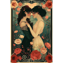 Load image into Gallery viewer, Diamond Painting - Full Round - Vintage girl (40*60CM)
