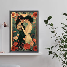 Load image into Gallery viewer, Diamond Painting - Full Round - Vintage girl (40*60CM)
