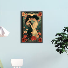 Load image into Gallery viewer, Diamond Painting - Full Round - Vintage girl (40*60CM)
