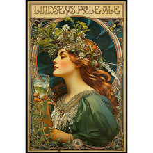 Load image into Gallery viewer, Diamond Painting - Full Round - Vintage girl (40*60CM)
