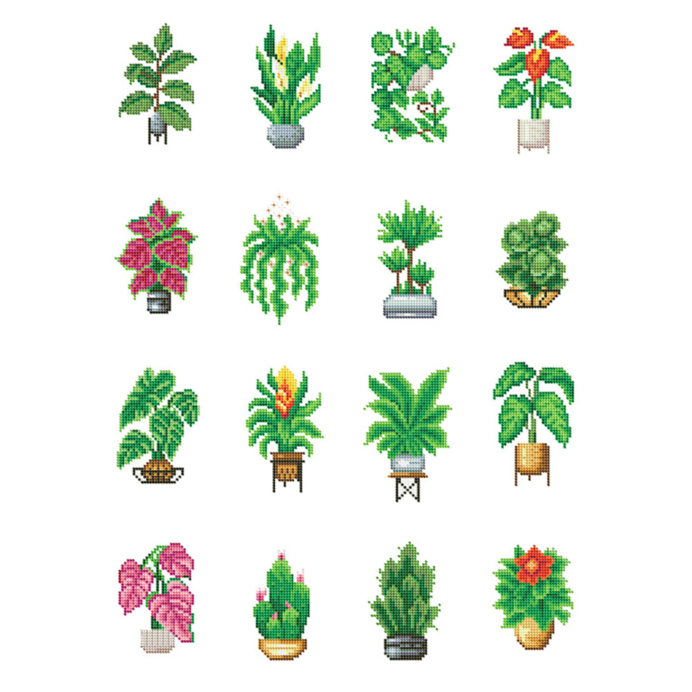 Diamond Painting - Full Round - Plant series (12*18CM)