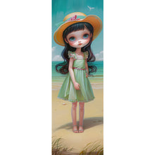 Load image into Gallery viewer, Diamond Painting - Full Round - Beach doll girl (30*90CM)
