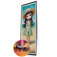 Load image into Gallery viewer, Diamond Painting - Full Round - Beach doll girl (30*90CM)
