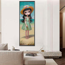 Load image into Gallery viewer, Diamond Painting - Full Round - Beach doll girl (30*90CM)
