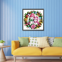 Load image into Gallery viewer, Diamond Painting - Partial Special Shaped - Christmas snowman (30*30CM)
