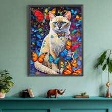 Load image into Gallery viewer, Diamond Painting - Partial Special Shaped - Cat (30*40CM)
