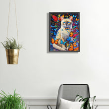 Load image into Gallery viewer, Diamond Painting - Partial Special Shaped - Cat (30*40CM)
