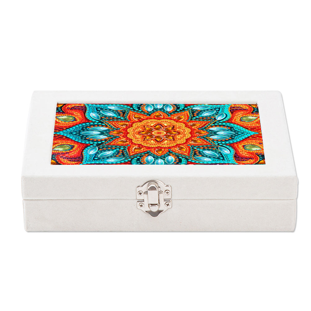 Special Shape Butterfly Diamond Art Organizer Box for Necklaces Earrings Rings