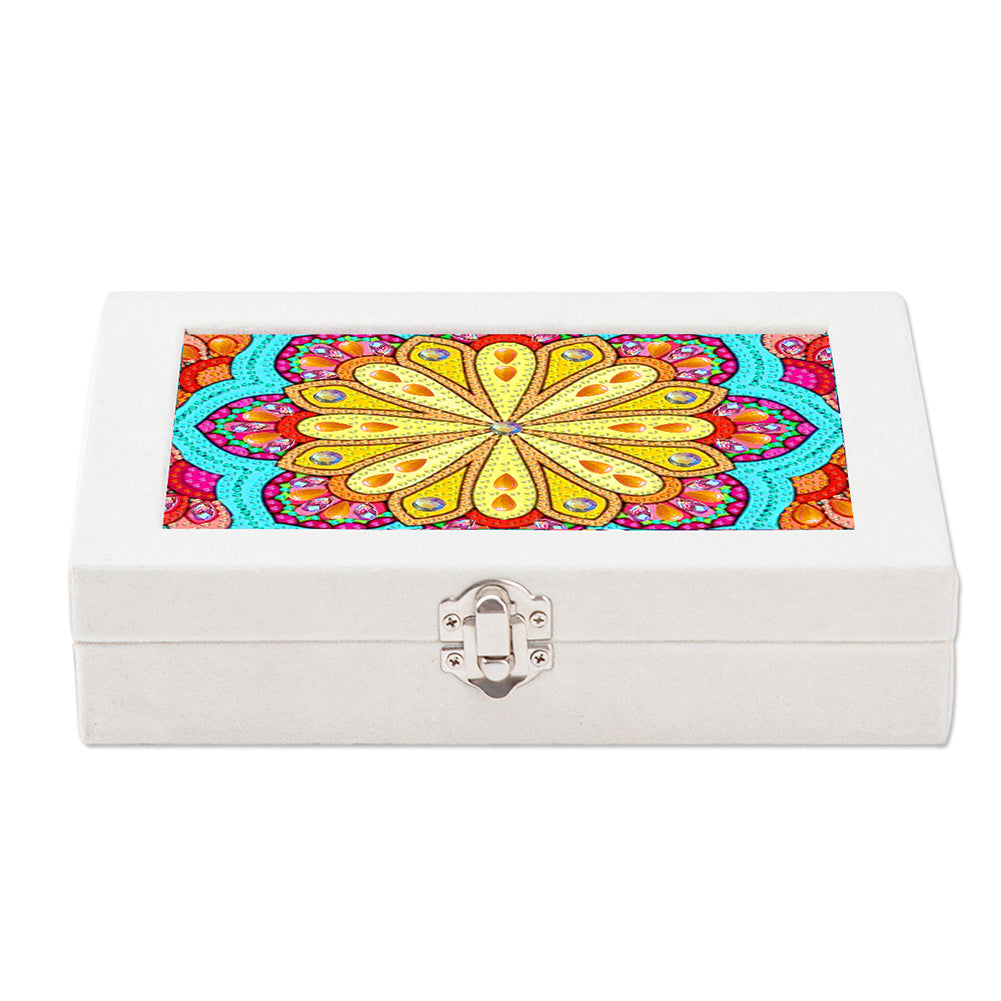 Special Shape Butterfly Diamond Art Organizer Box for Necklaces Earrings Rings