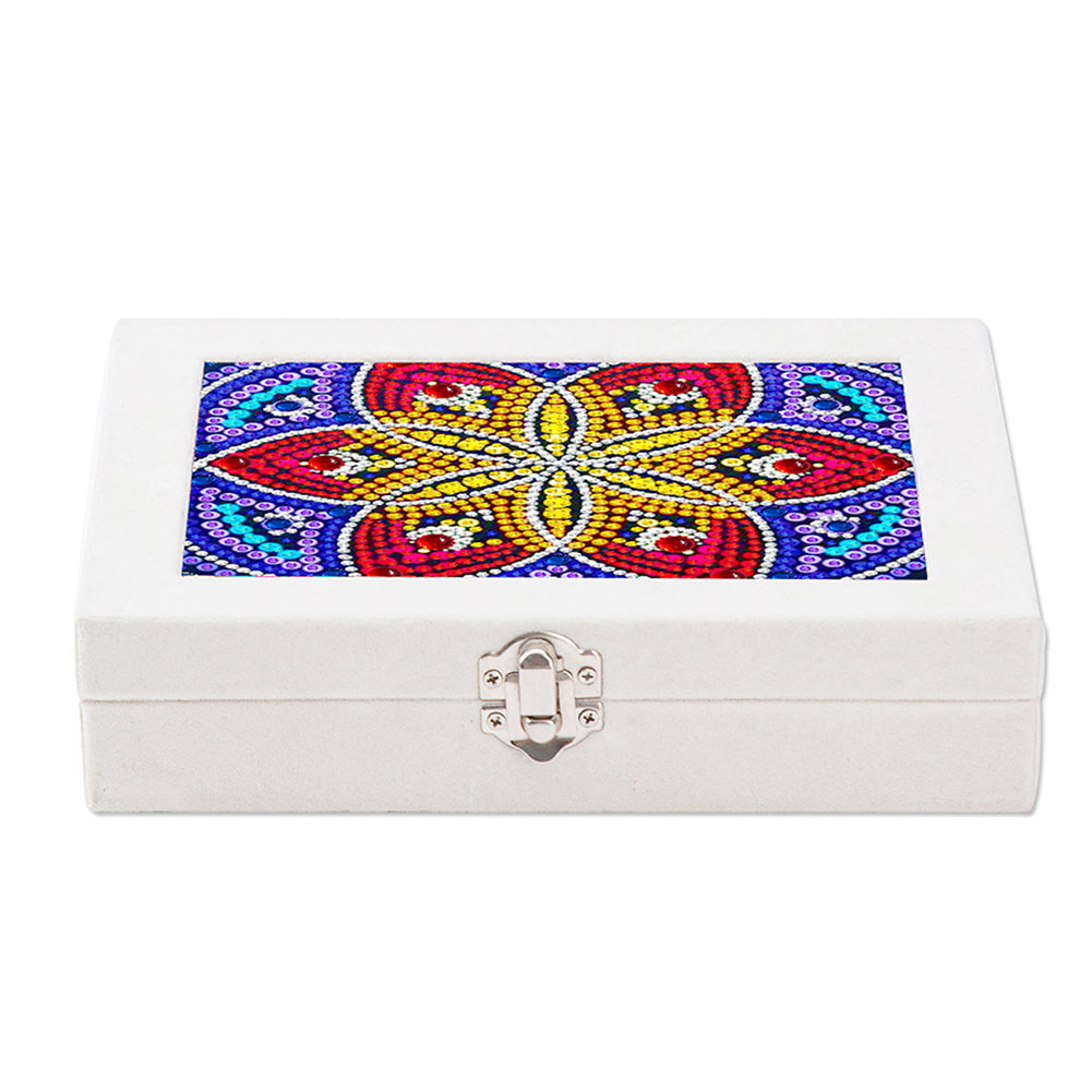 Special Shape Butterfly Diamond Art Organizer Box for Necklaces Earrings Rings