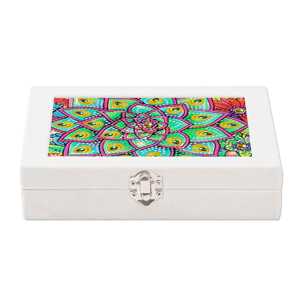 Special Shape Butterfly Diamond Art Organizer Box for Necklaces Earrings Rings