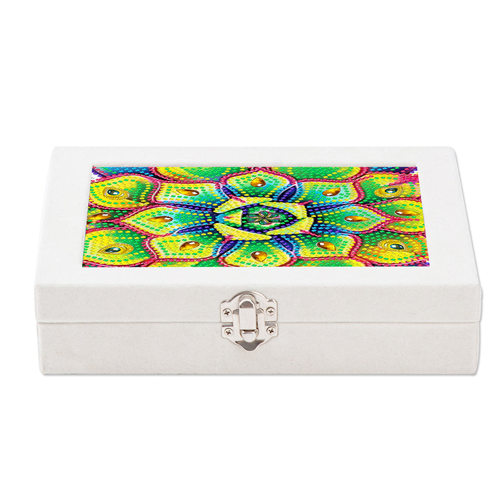 Special Shape Butterfly Diamond Art Organizer Box for Necklaces Earrings Rings