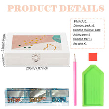 Load image into Gallery viewer, Special Shape Butterfly Diamond Art Organizer Box for Necklaces Earrings Rings
