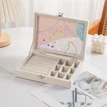 Load image into Gallery viewer, Special Shape Butterfly Diamond Art Organizer Box for Necklaces Earrings Rings
