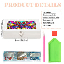 Load image into Gallery viewer, Special Shape Butterfly Diamond Art Organizer Box for Necklaces Earrings Rings
