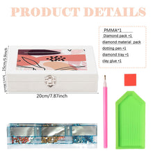 Load image into Gallery viewer, Special Shape Butterfly Diamond Art Organizer Box for Necklaces Earrings Rings
