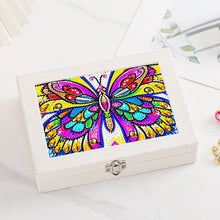 Load image into Gallery viewer, Special Shape Butterfly Diamond Art Organizer Box for Necklaces Earrings Rings
