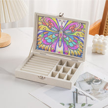 Load image into Gallery viewer, Special Shape Butterfly Diamond Art Organizer Box for Necklaces Earrings Rings
