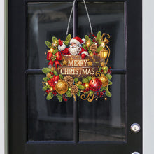 Load image into Gallery viewer, Wooden Special Shaped Santa Claus DIY Diamond Painting Hanging Home Decorations
