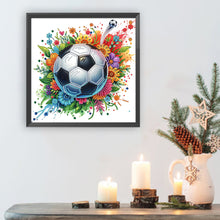 Load image into Gallery viewer, Diamond Painting - Partial Special Shaped - Football (30*30CM)
