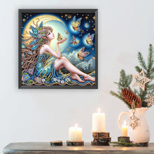 Load image into Gallery viewer, Diamond Painting - Partial Special Shaped - Girl (30*30CM)
