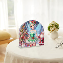 Load image into Gallery viewer, Christmas Acrylic DIY 5D Diamond Art Painting Napkin Holder Set Home Table Decor
