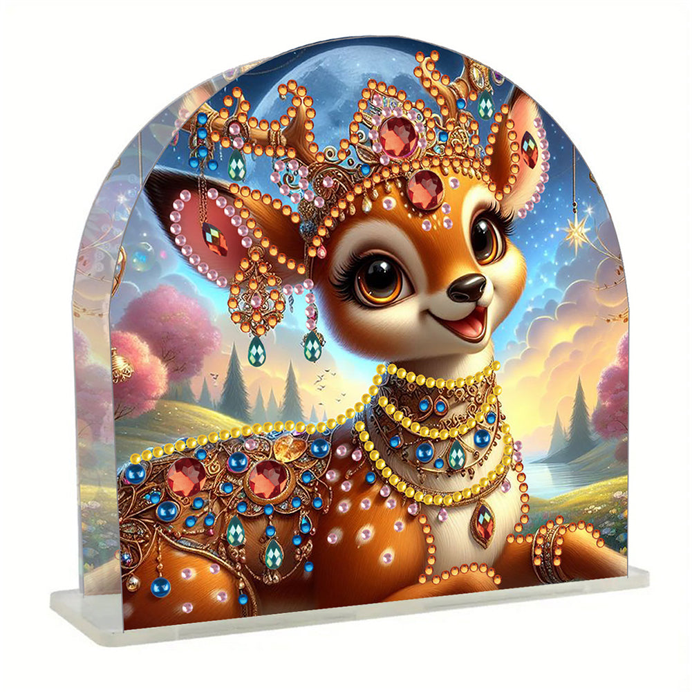 Christmas Acrylic DIY 5D Diamond Art Painting Napkin Holder Set Home Table Decor