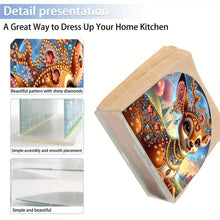 Load image into Gallery viewer, Christmas Acrylic DIY 5D Diamond Art Painting Napkin Holder Set Home Table Decor

