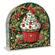 Load image into Gallery viewer, Christmas Acrylic DIY 5D Diamond Art Painting Napkin Holder Set Home Table Decor
