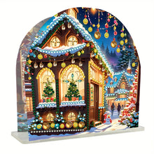 Load image into Gallery viewer, Christmas Acrylic DIY 5D Diamond Art Painting Napkin Holder Set Home Table Decor
