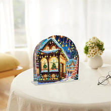 Load image into Gallery viewer, Christmas Acrylic DIY 5D Diamond Art Painting Napkin Holder Set Home Table Decor
