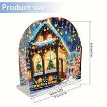 Load image into Gallery viewer, Christmas Acrylic DIY 5D Diamond Art Painting Napkin Holder Set Home Table Decor
