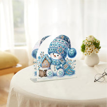 Load image into Gallery viewer, Christmas Acrylic DIY 5D Diamond Art Painting Napkin Holder Set Home Table Decor
