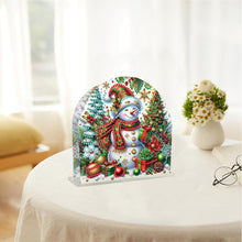 Load image into Gallery viewer, Christmas Acrylic DIY 5D Diamond Art Painting Napkin Holder Set Home Table Decor
