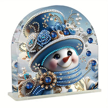 Load image into Gallery viewer, Christmas Acrylic DIY 5D Diamond Art Painting Napkin Holder Set Home Table Decor
