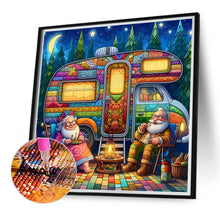 Load image into Gallery viewer, Diamond Painting - Full Round - Old couple in camper (40*40CM)
