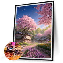 Load image into Gallery viewer, Diamond Painting - Full Round - Cherry blossom street (30*40CM)
