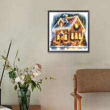 Load image into Gallery viewer, Diamond Painting - Full Round - Christmas house (30*30CM)
