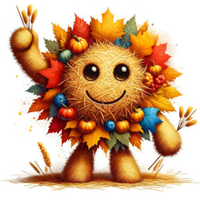 Load image into Gallery viewer, Diamond Painting - Full Round - Autumn scarecrow (30*30CM)
