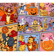 Load image into Gallery viewer, AB Diamond Painting - Full Round - Halloween Winnie the Pooh and friends (50*45CM)

