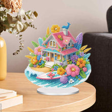 Load image into Gallery viewer, Acrylic Special Shaped Beach House Table Top DIY Diamond Painting Ornament Kits
